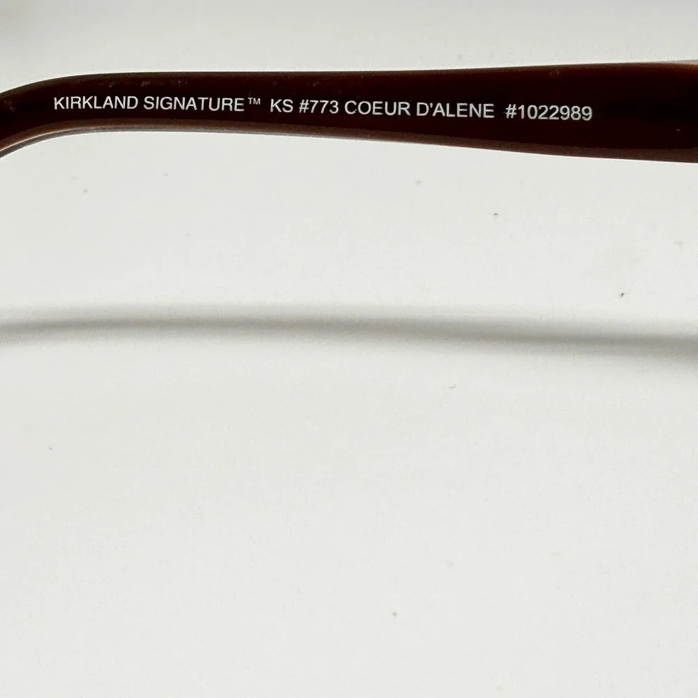 Kirkland Signature KS 773 Coeur D'Alene Tortoise Eyeglass Frames 54-17-140